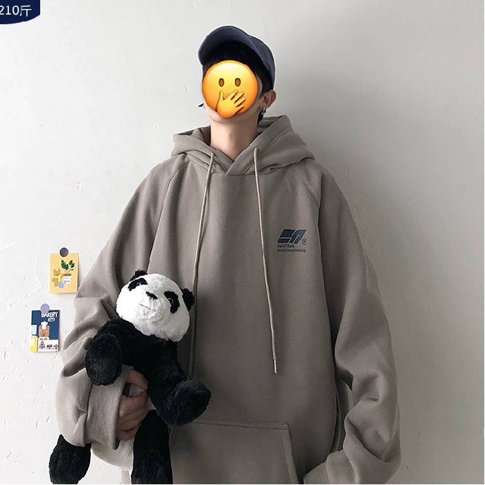 Áo khoác Hoodie tay dài dáng rộng phong cách mới năm 2021