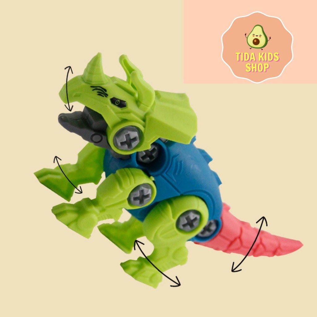 Đồ Chơi Khủng Long Cho Bé Cao Cấp, Đồ Chơi Lắp Ráp Trứng Khủng Long Giá Tốt ❤️ Freeship ❤️ TiDa Kids Shop