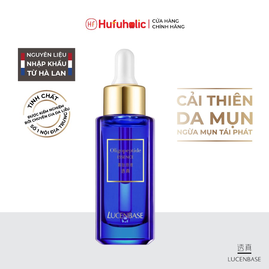 LUCENBASE – Tinh chất Oligopeptide Essence dịu da mờ thâm mụn phục hồi mịn da LUCB17