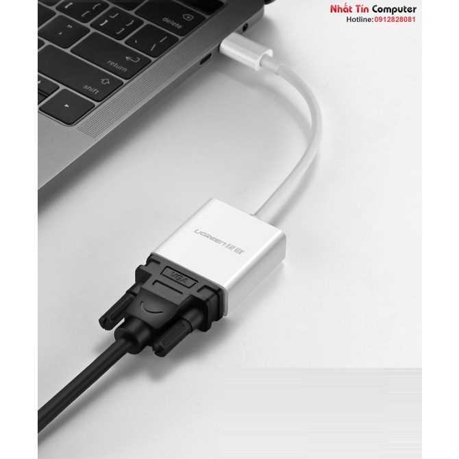 Cáp chuyển đổi USB Type C to VGA chính hãng Ugreen cao cấp