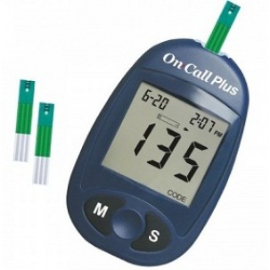 Máy đo đường huyết on call plus, que thử đường huyết, máy test tiểu đường - chính xác , an toàn tuyệt đối