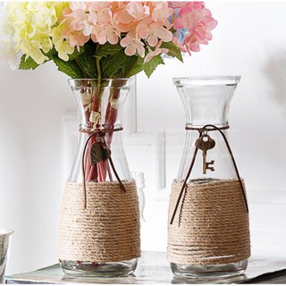 Lọ hoa thủy tinh - Lọ Eo 350ml Bình thủy tinh - cắm hoa để bàn trang trí cỡ 350ml cực xinh