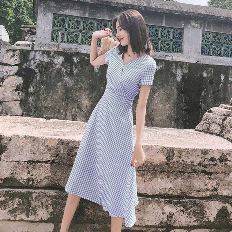 Đầm Dài Phong Cách Pháp Cổ Điển Thời Trang Mùa Hè Cho Nữ | BigBuy360 - bigbuy360.vn