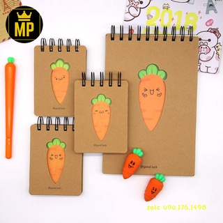 Sổ tay cà rốt đẹp cute
