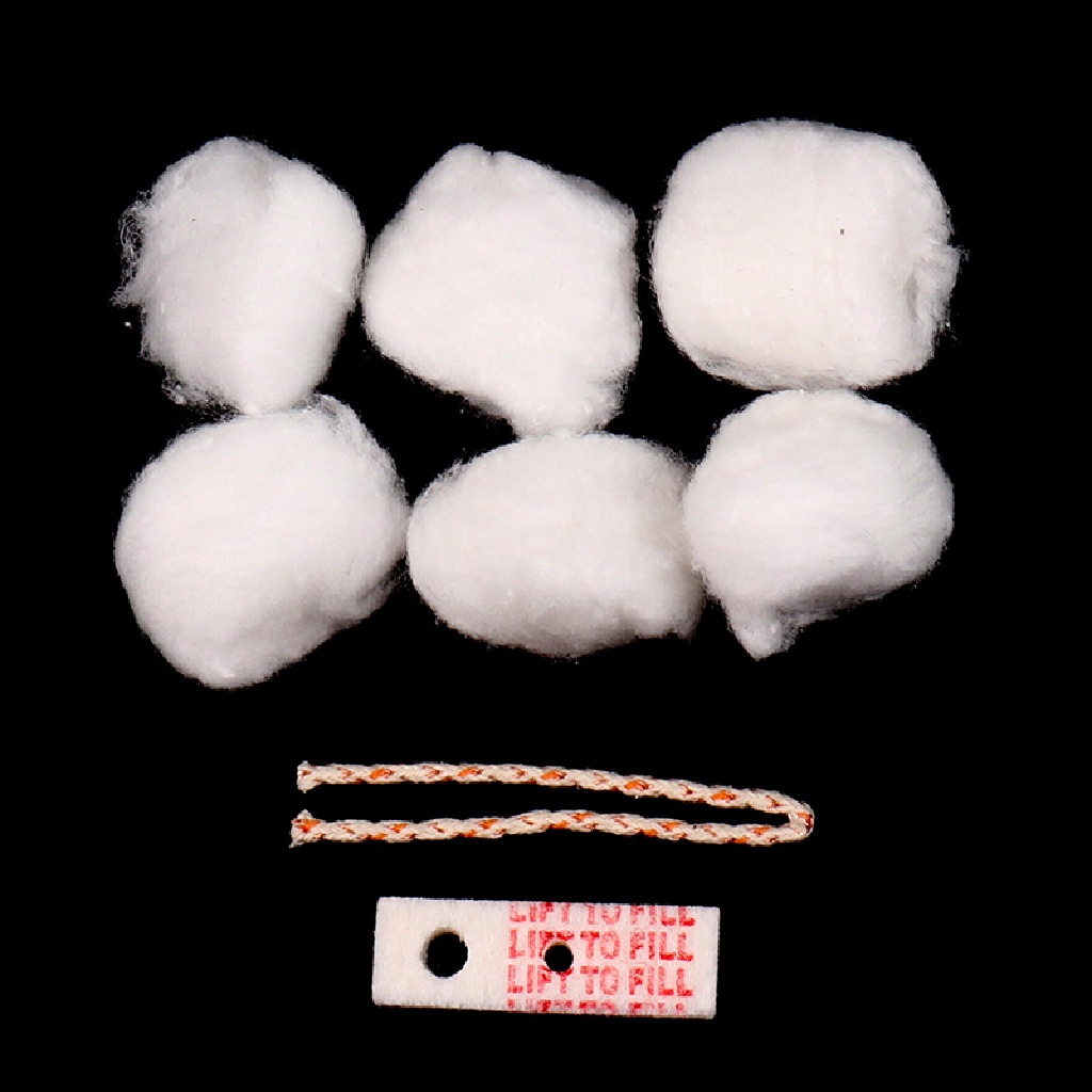 Bộ Đệm Cotton Thấm Hút Dầu Thay Thế Cho Bật Lửa Kerosene ♨Trên đó