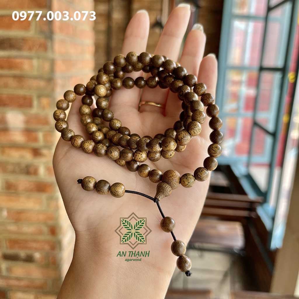 Vòng tay trầm hương 108 hạt mang lại Tài Lộc, May Mắn