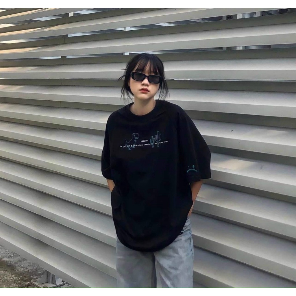 Áo thun SAD.BOIZ SADDINO TEE - BLACK Khủng long form rộng tay lỡ