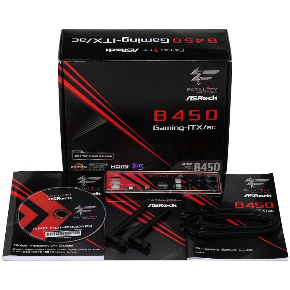 Mainboard - Bo Mạch Chủ ASRock Fatal1ty B450 Gaming-ITX/ac, B450i cho ITX PC - Brandnew | BigBuy360 - bigbuy360.vn