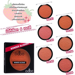Phấn Má Hồng Odbo Wonder Blusher OD198