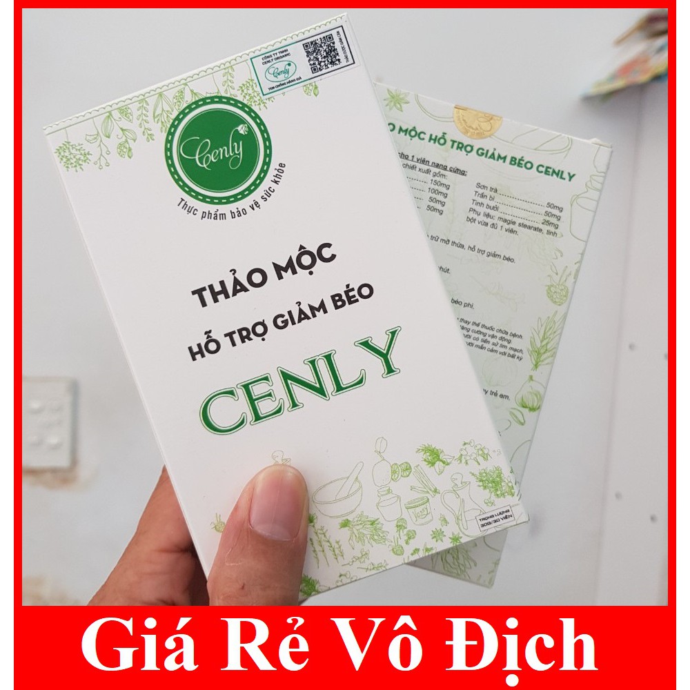 Giảm cân cenly chính hãng ⚡ FREESHIP ⚡ giảm cân hiệu quả ( hộp 30 viên )