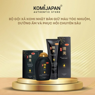 Combo gội xả dành cho tóc nhuộm Komi Nhật Bản (385ml+280gr)