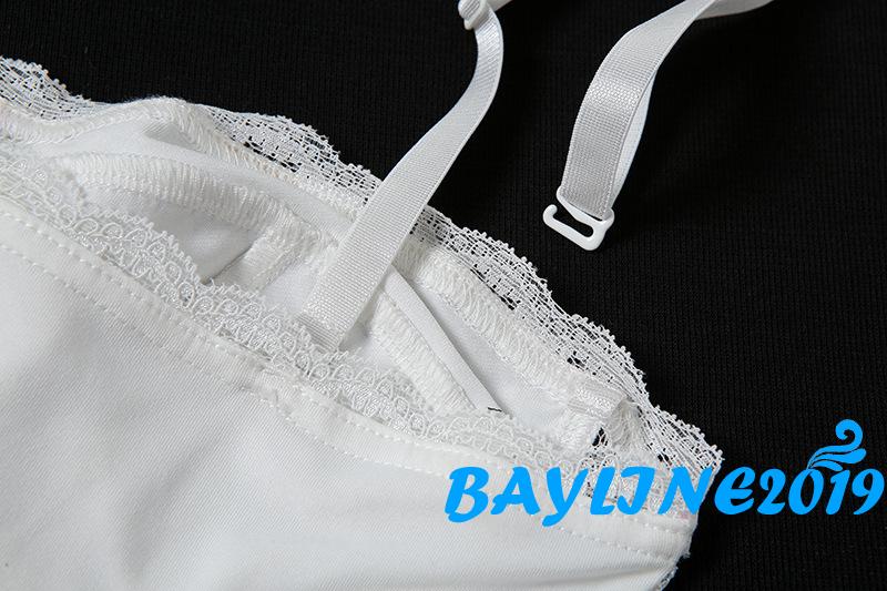 Áo Hai Dây Phối Ren Xuyên Thấu Thời Trang Nữ Quyến Rũ