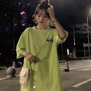 Áo thun xanh neon PRESENT