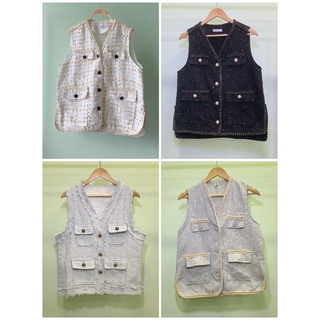 Gile dạ Tweed 2hand xinh xắn, kiểu hotgirl