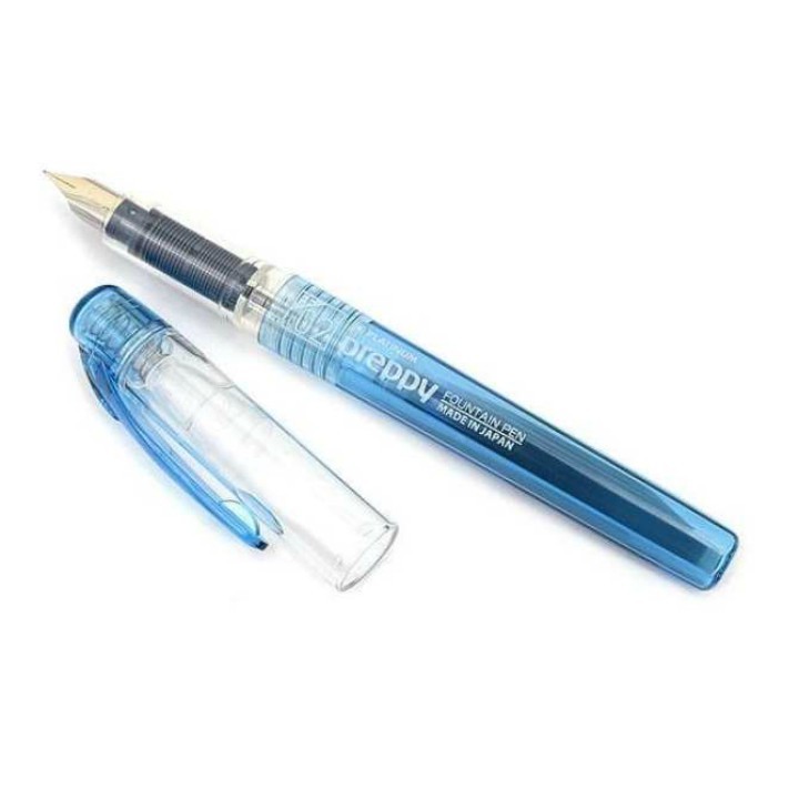 Bút Máy Preppy Nhật Bản F03 Xanh Blue, Bút Mực Tiểu Học