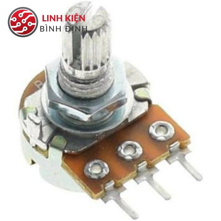 Biến trở triết áp đơn 3 chân 20K chất lượng cao, biến trở Volum