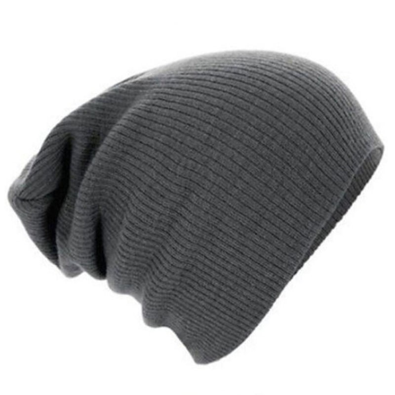 Mũ Len Beanie Chóp Thụng Cho Nam Và Nữ