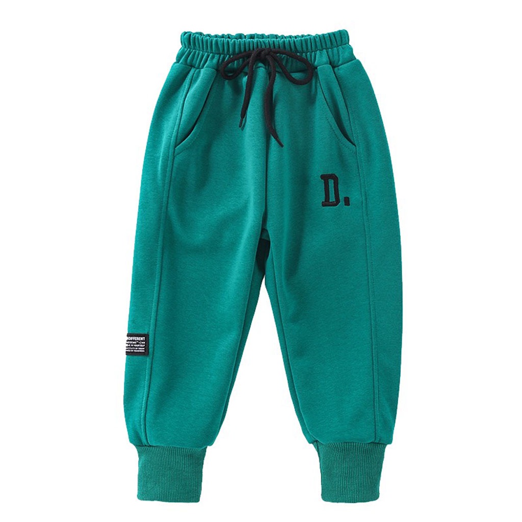 Quần Nỉ Bông Thêu Chữ Cho Bé Trai, Quần Dài Thu Đông Cho Bé Chất Nỉ Bông Cao Cấp Từ 7-28kg - LILA KIDS