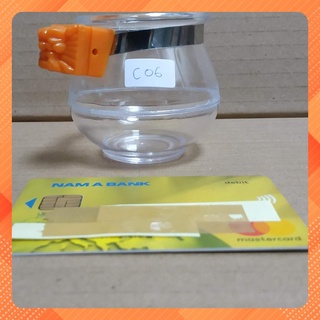 C06 - 10 cái Cóng giác hơi nhựa cho chim, cặp