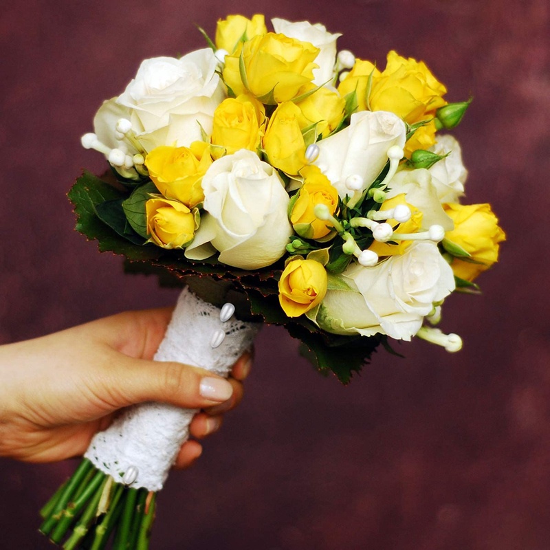 Set 400 ghim bó hoa thiết kế đầu hình giọt nước