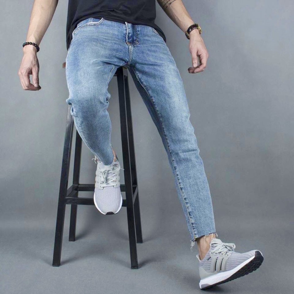 Quần Jean Nam | Quần Dài Nam Co Dãn Rách Gối Hàng Chuẩn Uy Tín | BigBuy360 - bigbuy360.vn