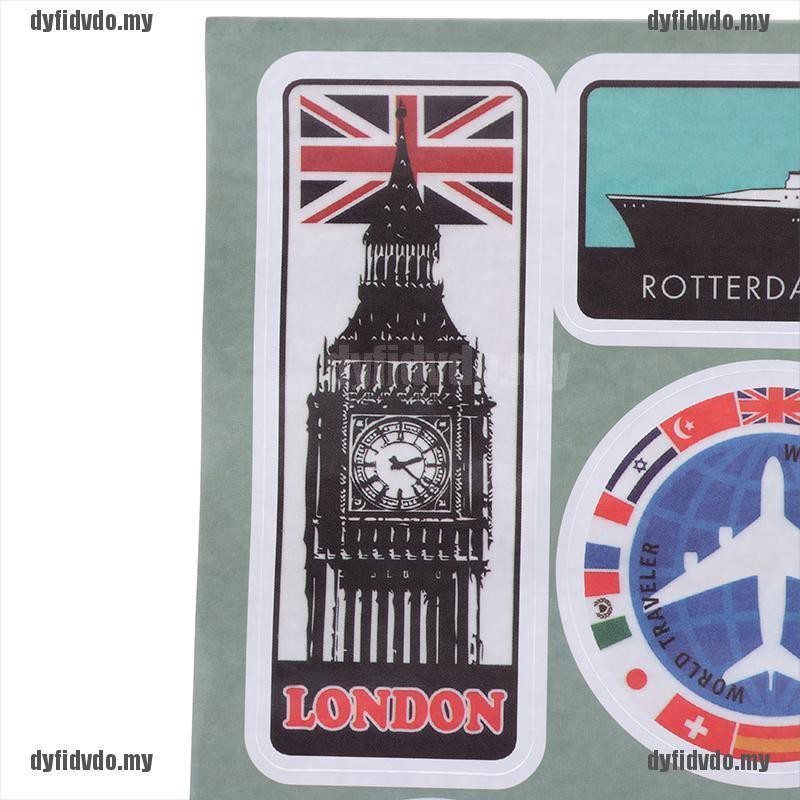 Hình Dán Retro Cho Laptop Macbook Mac Sticker Decal My