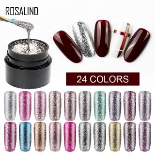 Gel Sơn Móng Tay Rosalind 5ml Với 24 Màu Tùy Chọn Thời Trang Tiện Dụng