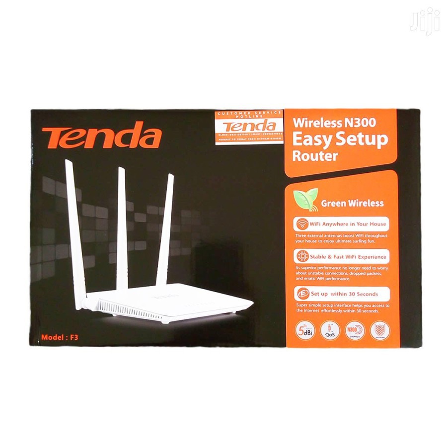 Bộ Định Tuyến 3 Ăng Ten Không Dây F3 N300 - (300Mbps, Dễ Sử Dụng