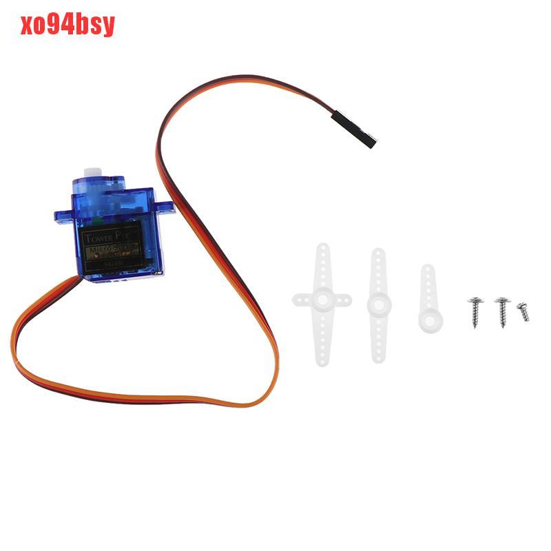 [xo94bsy]1Set SG90 Micro Metal Gear 9g Servo For RC Plane Helicopter Boat Car Parts