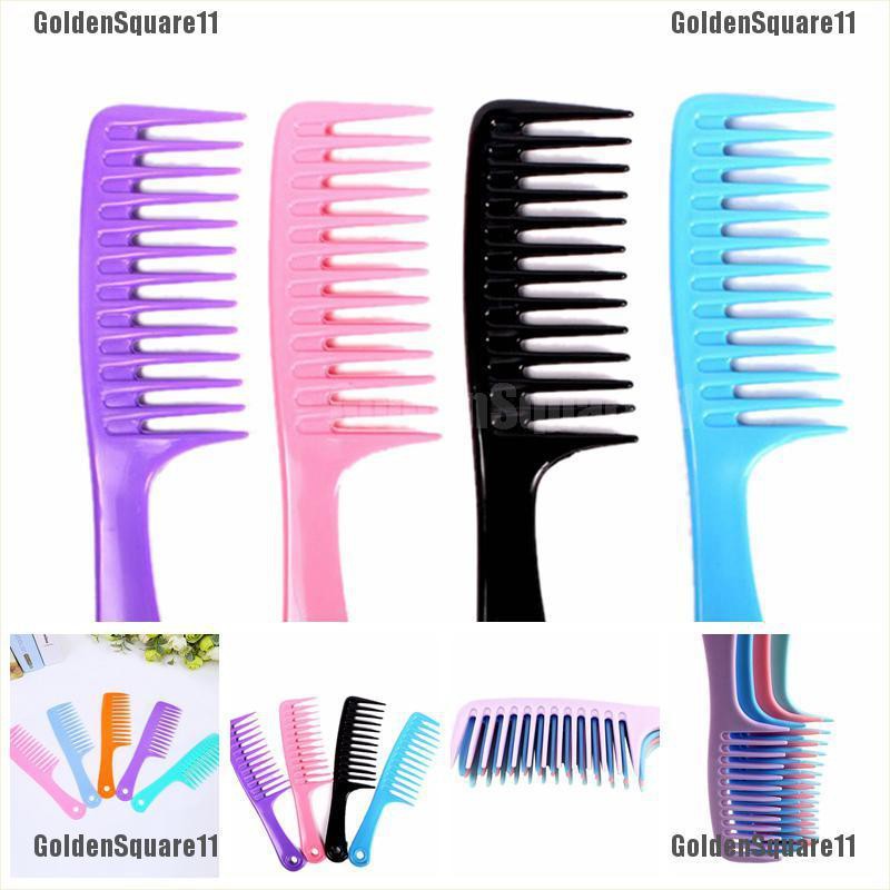 [Hàng mới về] Lược chải tóc răng thưa bằng nhựa gỡ rối chống tĩnh điện cho salon tạo kiểu tóc