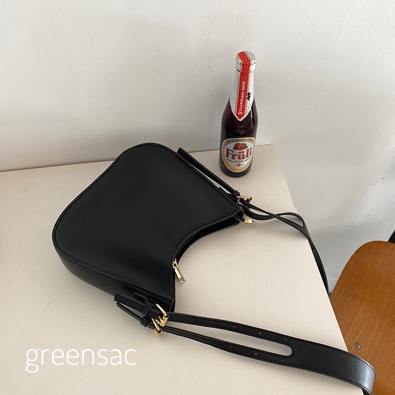 Túi Đeo Chéo Nữ Da Pu Màu Đen, Nâu Thời Trang Hàn Quốc Mới - Mã T066