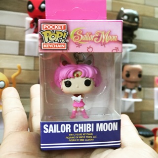 Móc khoá Sailor Moon tóc hồng Funko Pop Keychain mới fullbox