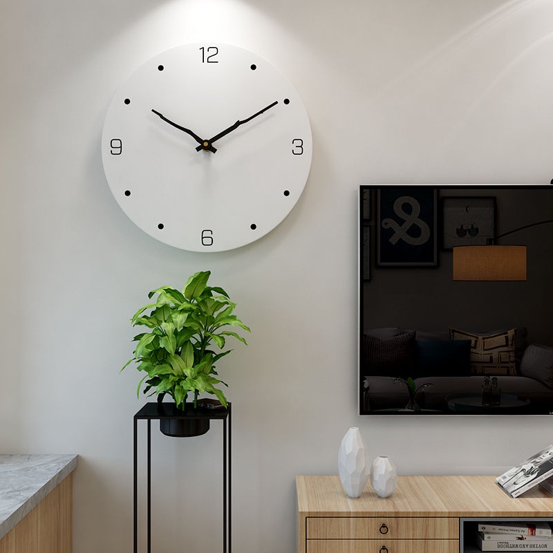 Đồng hồ Thời Trang. Đồng Hồ Treo Tường Phong Cách Bắc Âu Hiện Đại Đơn Giản Hợp Thời Trang
