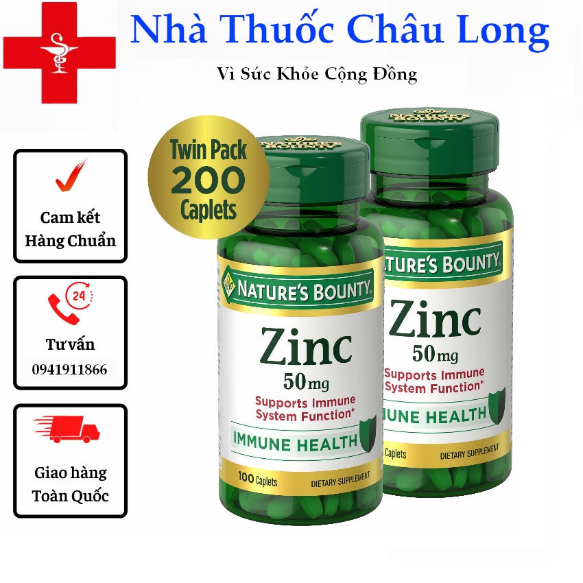 Viên uống bổ sung kẽm   LOẠI TỐT   viên uống Nature’s Bounty Zinc giúp xương chắc khỏe, giảm nguy cơ loãng xương