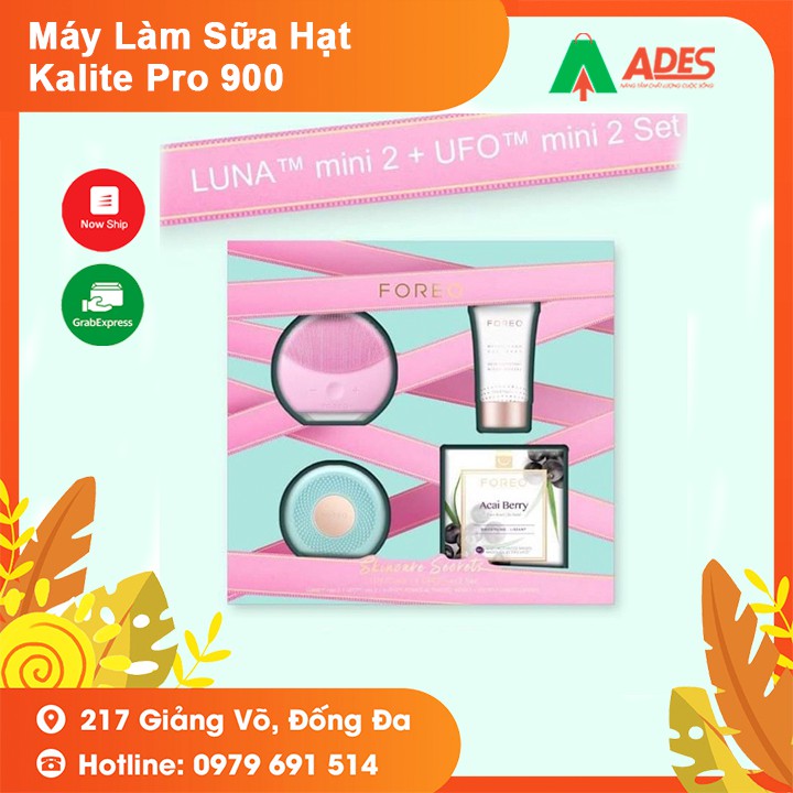 Set làm đẹp Foreo bao gồm UFO Mini 2 + Luna Mini 2 + Mask Acai Berry + Sữa rửa mặt 20ml  - Hàng chính hãng