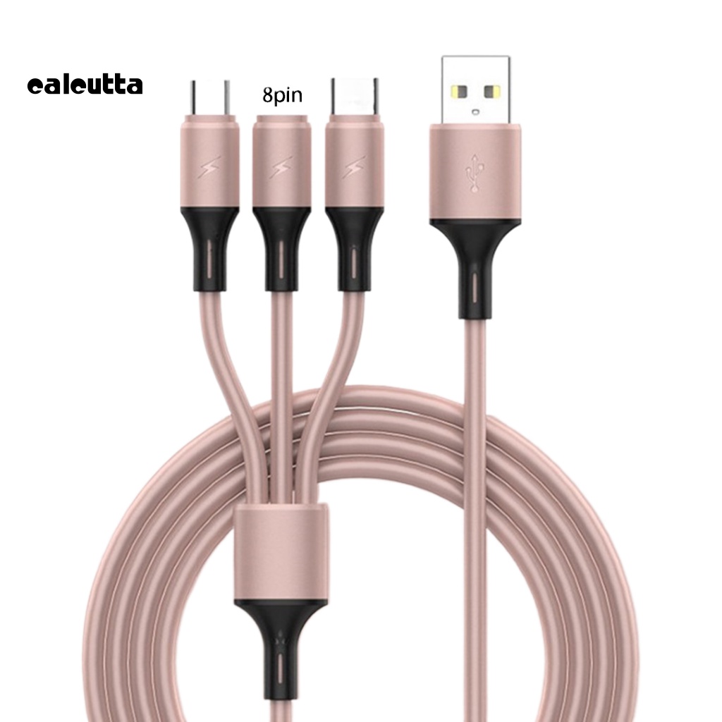 Dây Cáp Sạc Nhanh Đầu Ra Type-C 8-pin Micro USB Dành Cho Điện Thoại