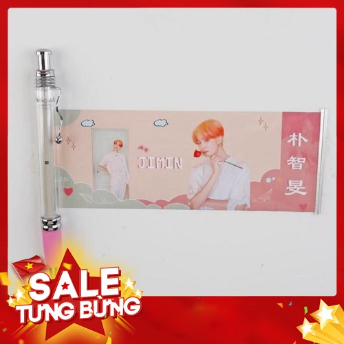 Chuyendokpop Sỉ 8k Bút kéo Answer bút kéo BTS đồ dùng học tập bút viết kéo hình idol Hàn Quốc dễ thương CẢM ƠN ĐÃ TIN TƯ