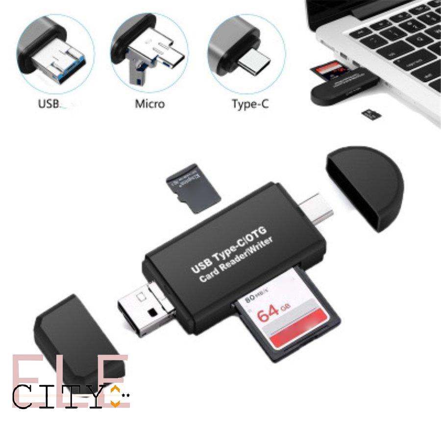 Đầu Đọc Thẻ Nhớ Usb Otg Micro Usb Type C