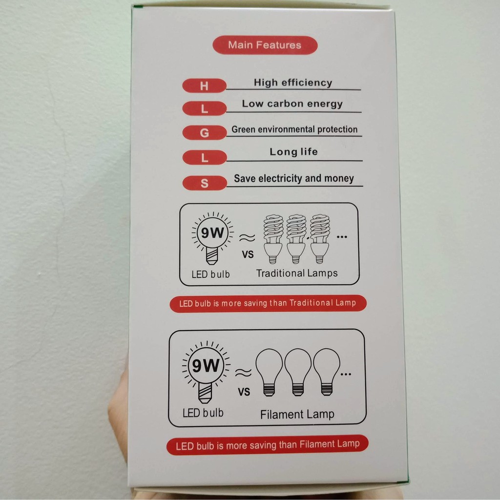 Bóng đèn Led cảm ứng thông minh 9W tự động tắt mở khi có người đến gần lúc trời tối - LED 9W hồng ngoại