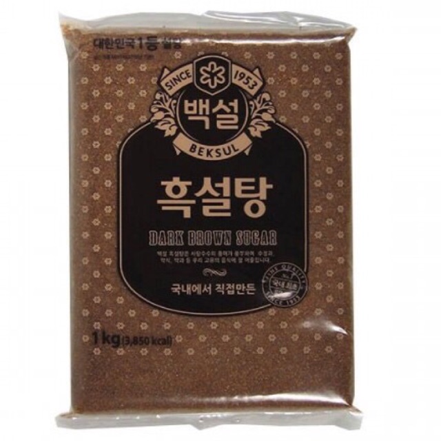 ĐƯỜNG ĐEN ( NÂU) BEKSUL HÀN QUỐC 1KG | BigBuy360 - bigbuy360.vn