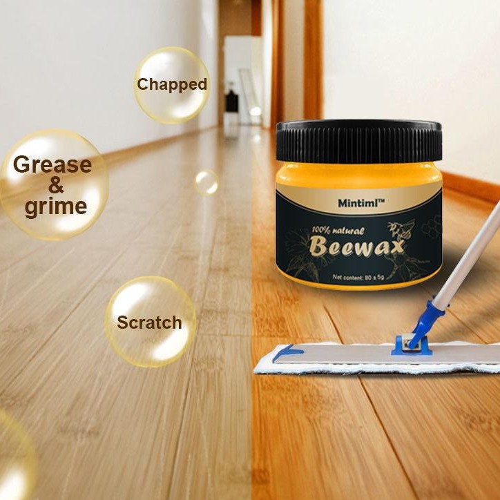 HỘP SÁP ONG CHĂM SÓC NỘI THẤT BEEWAX CAO CẤP - SÁP LAU SÀN GỖ, ĐÁNH BÓNG NỘI THẤT BẰNG GỖ