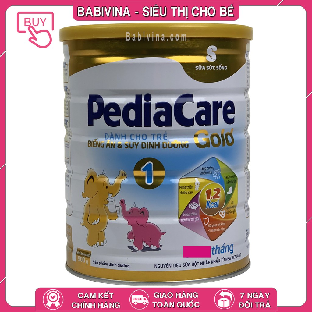 [CHÍNH HÃNG] Sữa Pediacare Gold 1 900g | Mua Pediacare Date Mới Nhất - Giá Tốt Nhất Tại Babivina