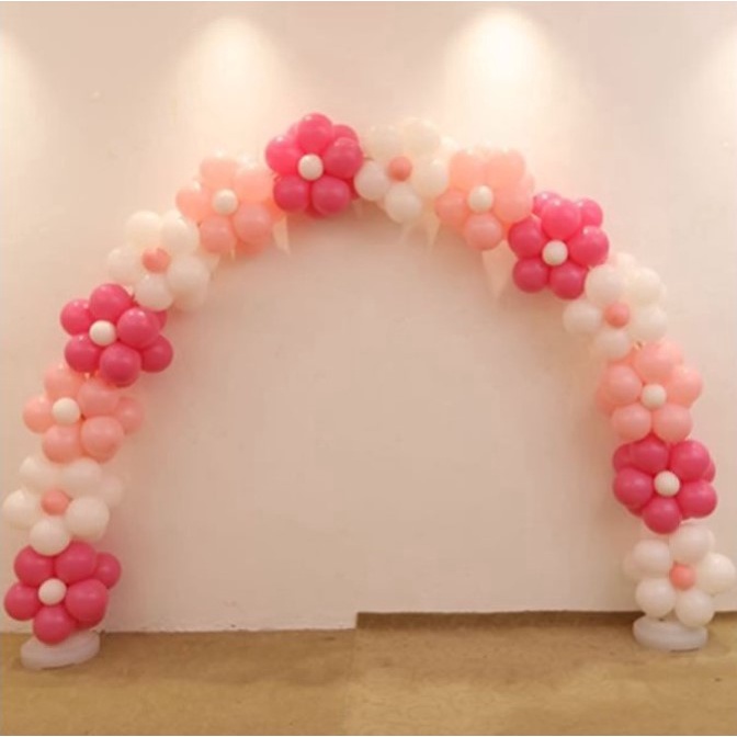 Miếng nhựa kết bong bóng tạo hình bông hoa 5 cánh Phụ KiệnTrang Trí Sinh Nhật tiệc cưới Happy birthay thôi nôi