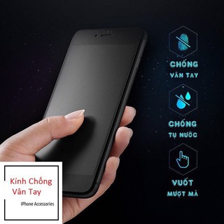 Cường Lực Iphone Full Màn Chống Vân Tay - Mồ Hôi - Full Mã