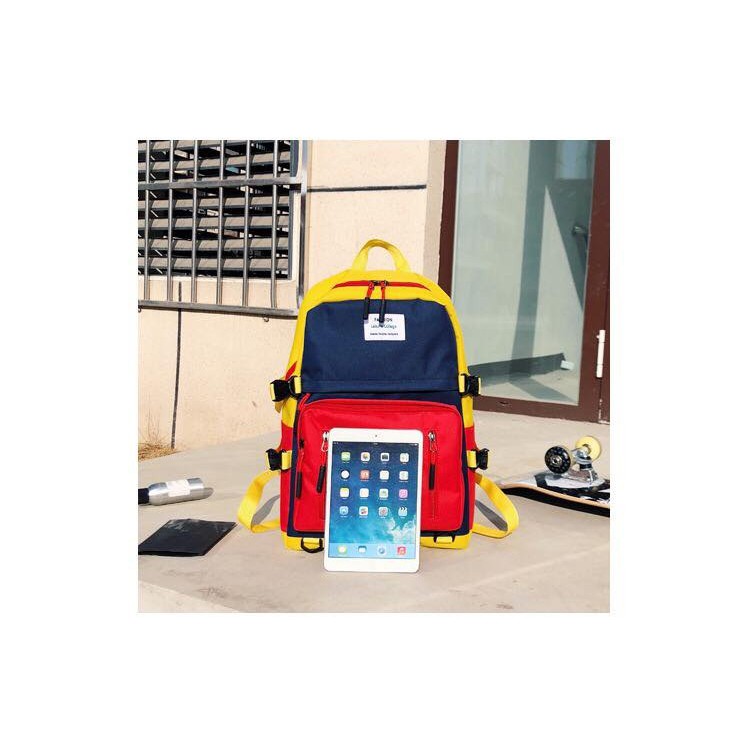 XẢ KHO Freeship_Balo sắc màu nam nữ phong cách Hàn Quốc cá tính trẻ trung