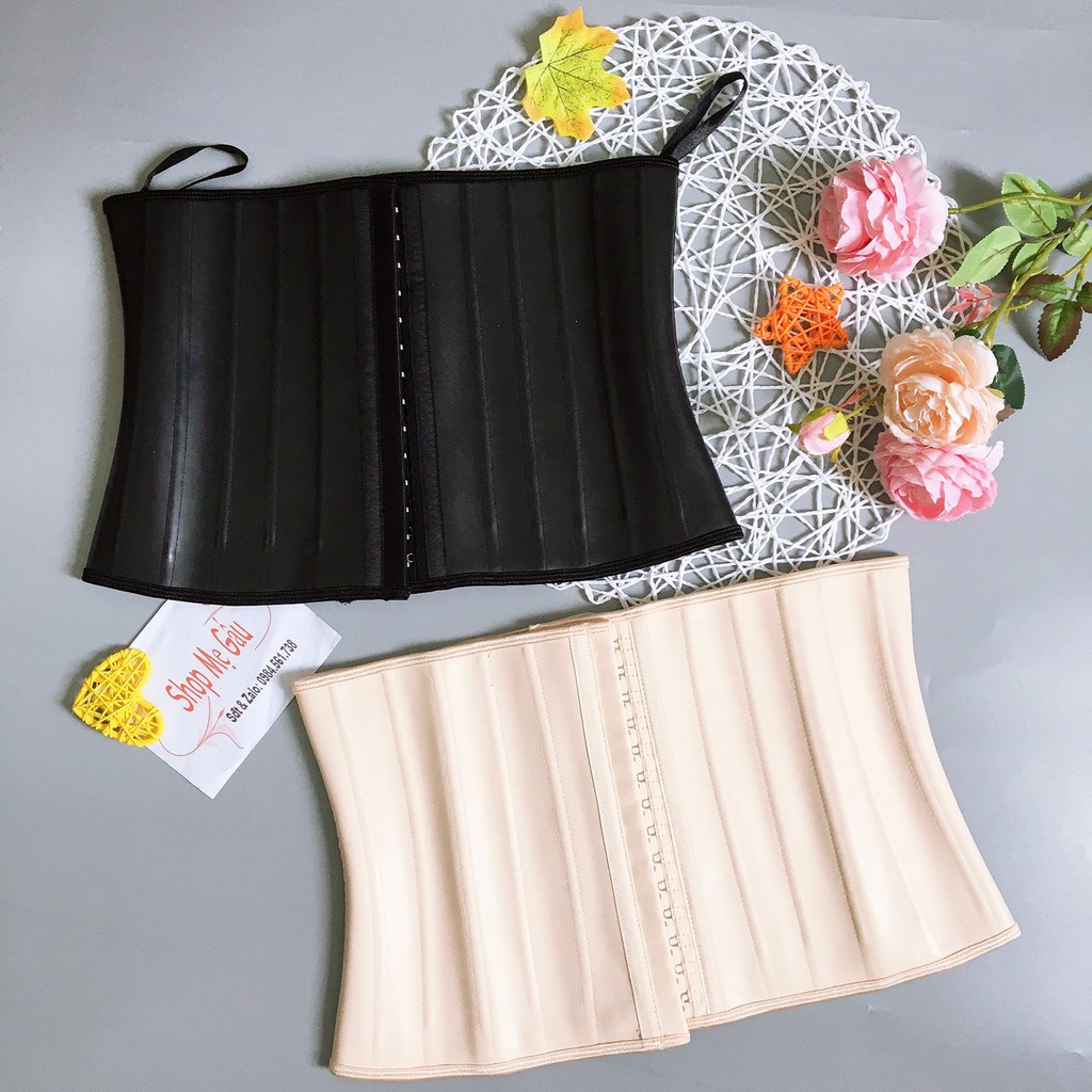 Đai nịt bụng latex 9 xương và 25 xương tạo dáng eo thon gọn