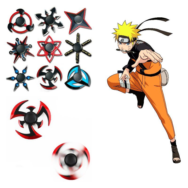 Con Quay Đồ Chơi Spinner HìNh Naruto, GiúP GiảM Stress