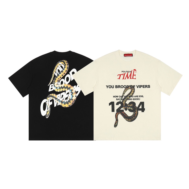 Áo Thun Cotton Tay Ngắn In Chữ RIVINGTON roi Rebis Thời Trang Dành Cho Cặp Đôi