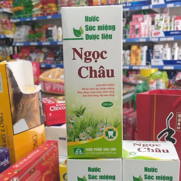 Nước súc miệng dược liệu Ngọc Châu 350ml