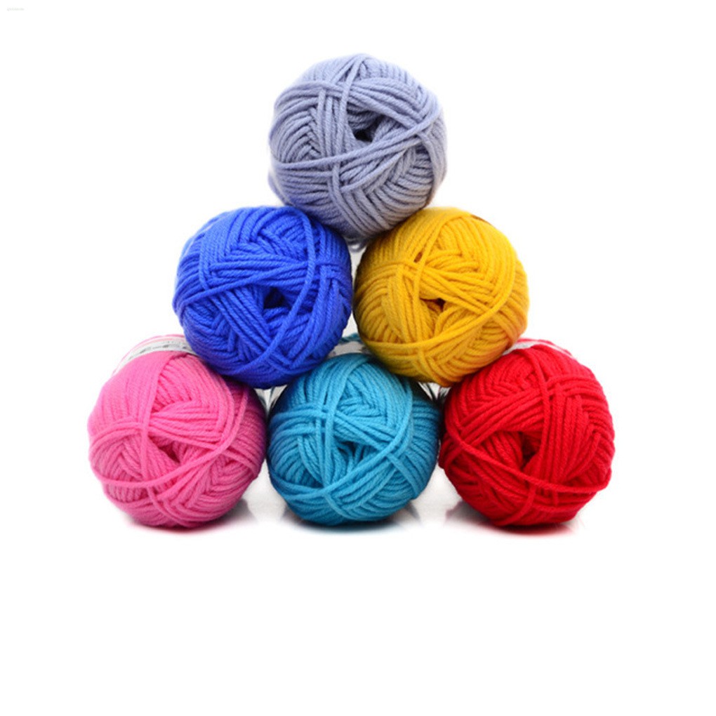 Phụ kiện dây cotton để đan len cho trẻ em chơi tiện dụng